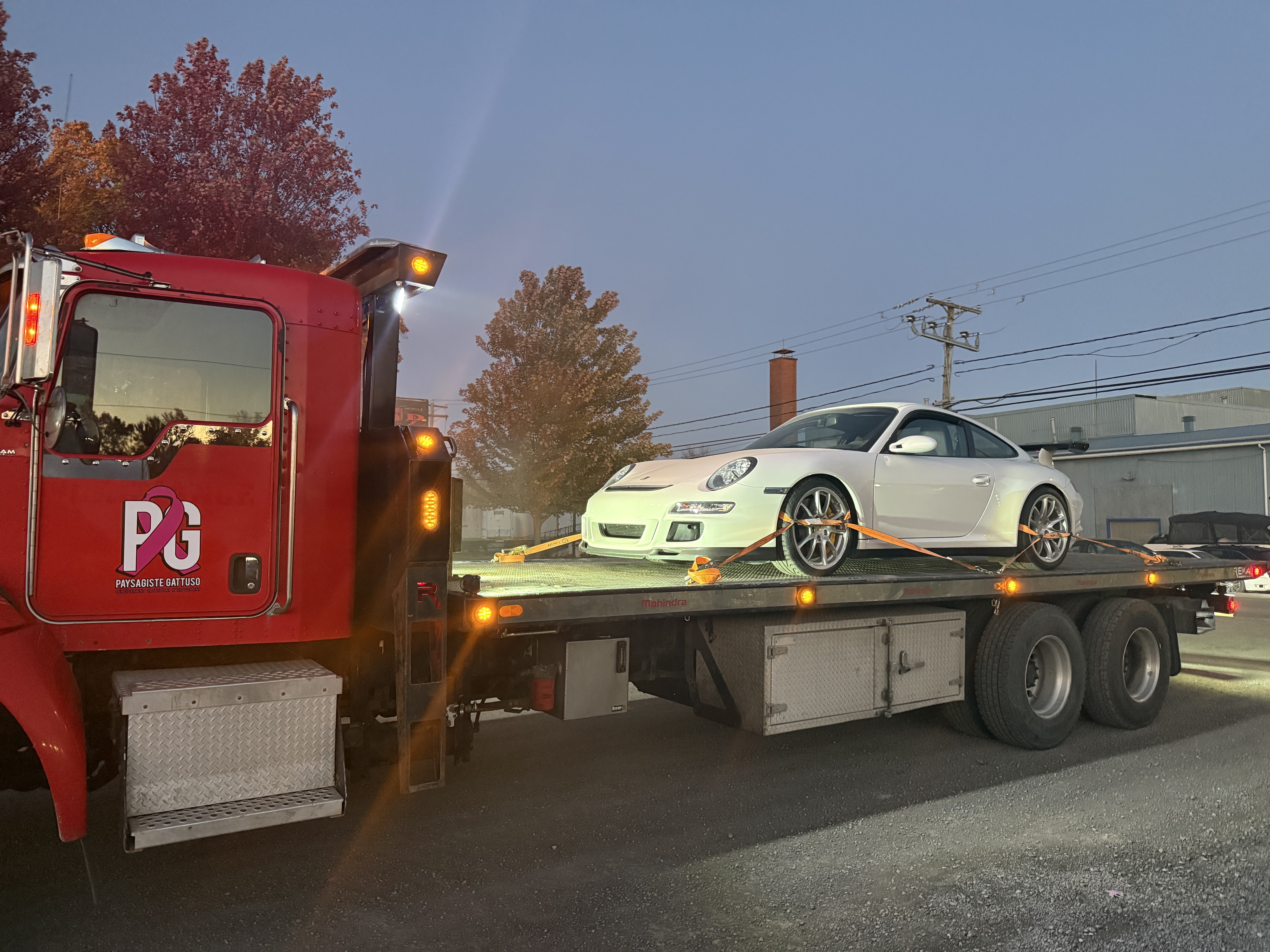 Transport voiture luxueuse (Porsche)